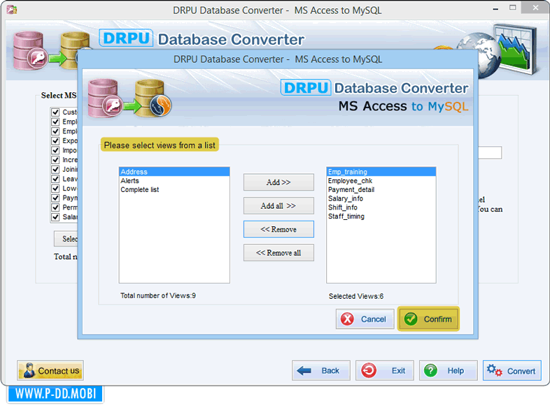 MS Access to MySQL Database Converter Software