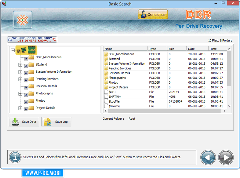 Pen drive data recovery software screenshots flash drives files restoration