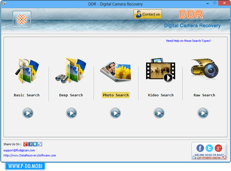 Digital Camera Data Recovery Software