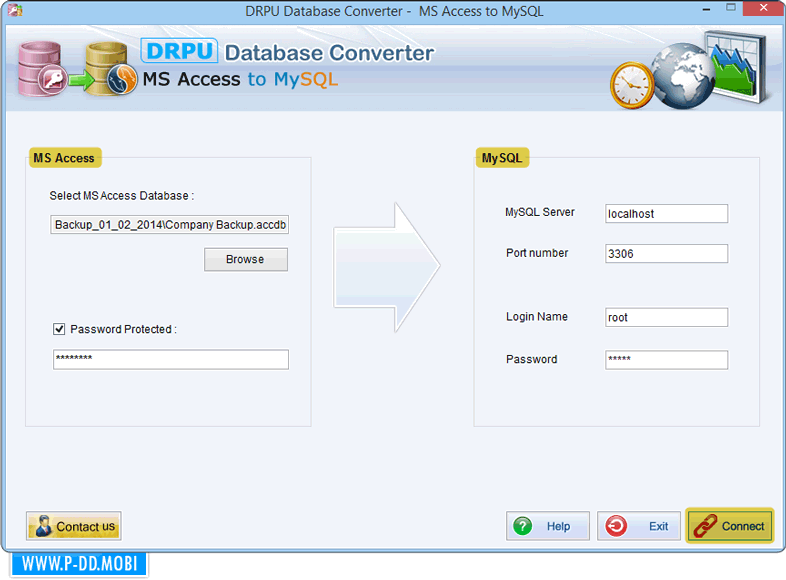 MS Access to MySQL Database Converter