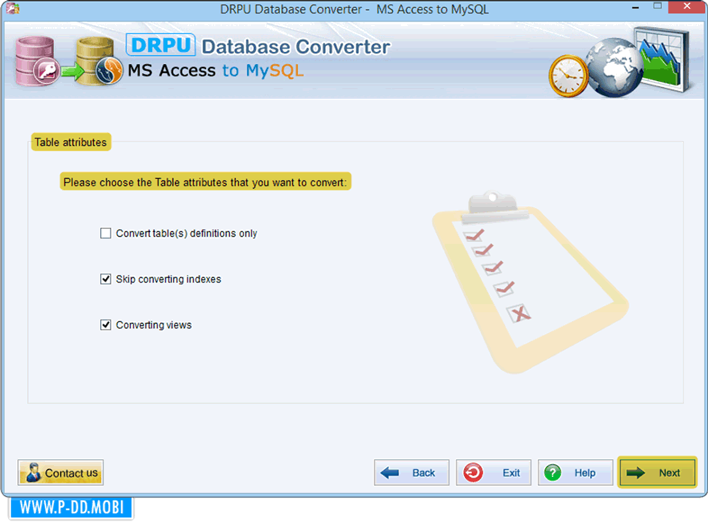 MS Access to MySQL Database Converter