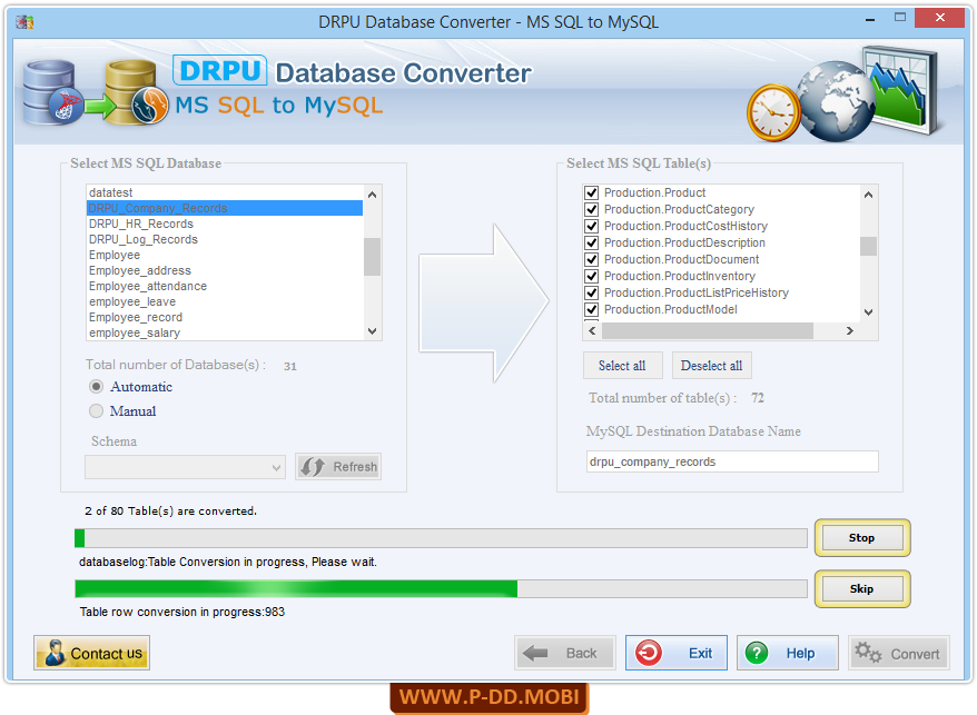 Conversion Process is going on Conversion Process is going on
