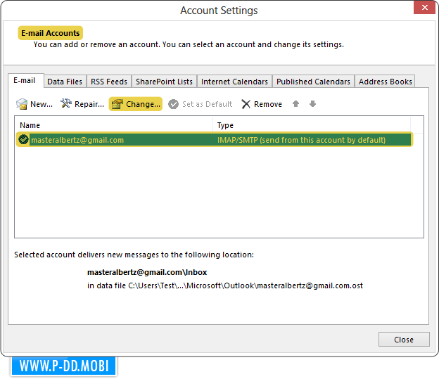 Account settings