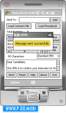 Pocket PC to Mobile Bulk SMS Software