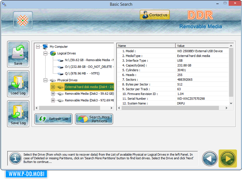 Removable Media Data Recovery Software