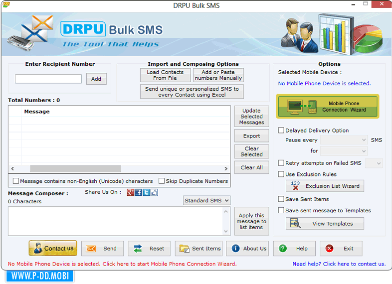 Bulk SMS Software for GSM Mobile Phones