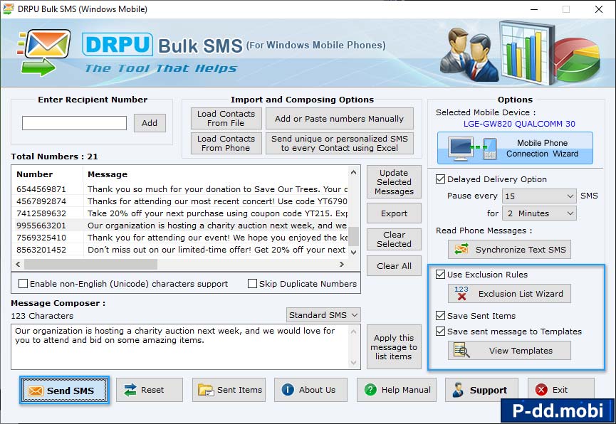 Send SMS Send SMS
