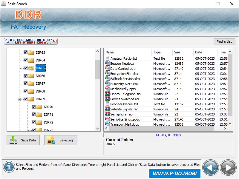 Screenshot of Fat File Recovery